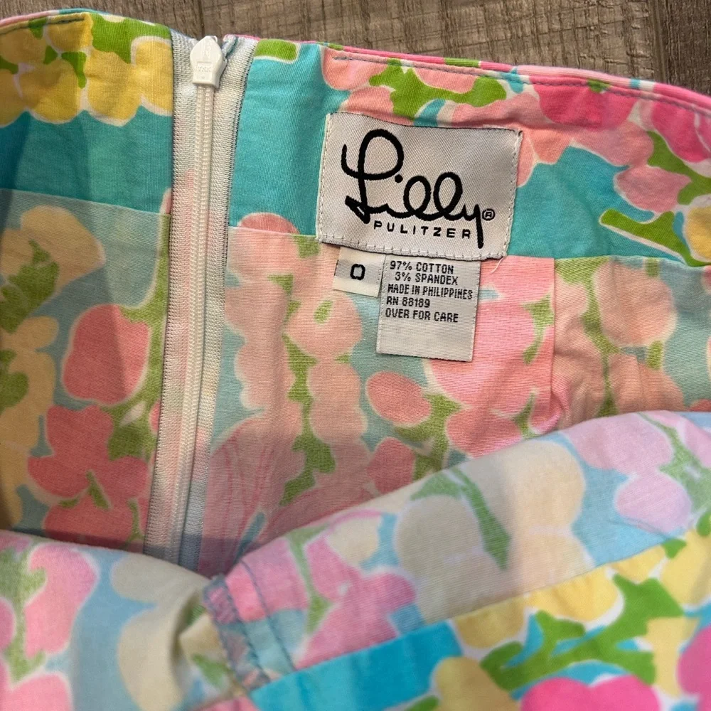 Vintage Lilly Pulitzer skirt skort - Picture 4 of 6